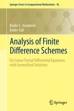 Analysis Of Finite Difference Schemes For Linear Partial Differential Equations With Generalized Solutions 1st Edition Boko S Jovanovi