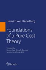 Foundations Of A Pure Cost Theory 1st Edition Heinrich Von Stackelberg Auth