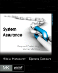 System Assurance Beyond Detecting Vulnerabilities Nikolai Mansourov And Djenana Campara Auth