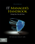 It Managers Handbook Holtsnider Bill Auth