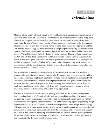 Terramechanics And Offroad Vehicle Engineering Terrain Behaviour Offroad Vehicle Performance And Design Jy Wong