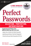 Perfect Passwords Selection Protection Authentication Mark Burnett And Dave Kleiman Auth