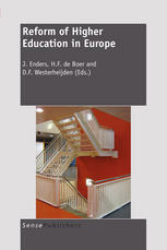 Reform Of Higher Education In Europe Jrgen Enders Harry De Boer