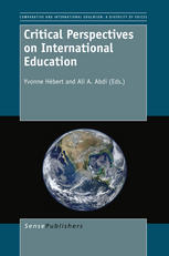 Critical Perspectives On International Education Yvonne Hbert