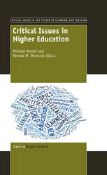 Critical Issues In Higher Education Michael Kompf Auth Michael Kompf