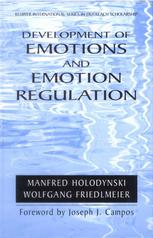 Development Of Emotions And Their Regulation An Internalization Model 1st Edition Manfred Holodynski