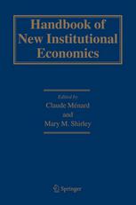 Handbook Of New Institutional Economics 1st Edition Claude Menard