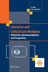 Intensive And Critical Care Medicine Reflections Recommendations And Perspectives 1st Edition M Fisher Auth