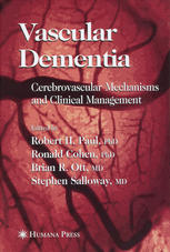 Vascular Dementia Cerebrovascular Mechanisms And Clinical Management 1st Edition Kelly L Lange