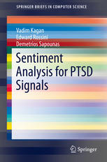 Sentiment Analysis For Ptsd Signals 1st Edition Vadim Kagan Edward Rossini