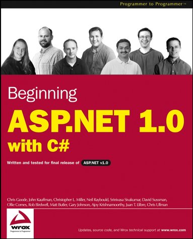 Beginning Aspnet 10 With C Chris Goode John Kauffman Christopher L Miller