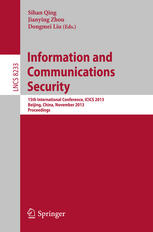 Information And Communications Security 15th International Conference Icics 2013 Beijing China November 2022 2013 Proceedings 1st Edition Chee Meng Tey