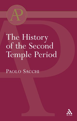 The History Of The Second Temple Period Paolo Sacchi