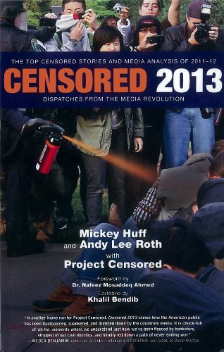 Censored 2013 The Top Censored Stories And Media Analysis Of 20112012 Mickey Huff