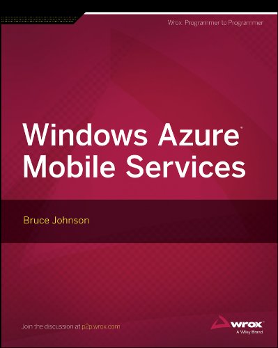 Windows Azure Mobile Services Bruce Johnson
