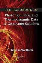 Crc Handbook Of Phase Equilibria And Thermodynamic Data Of Aqueous Polymer Solutions Christian Wohlfarth