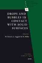 Drops And Bubbles In Contact With Solid Surfaces Michele Ferrari Ed