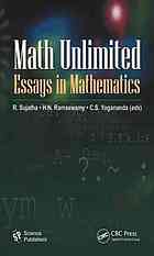 Math Unlimited Essays In Mathematics R Sujatha H N Ramaswamy C S Yogananda