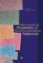 Mechanical Properties Of Nanocrystalline Materials James C M Li