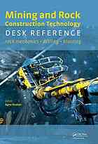Rock Mechanics Drilling And Blasting Desk Reference Agne Rustan Et Al