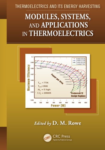 Modules Systems And Applications In Thermoelectrics David Michael Rowe