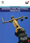 Managing Legal And Ethical Principles Revised Edition Elearn Auth