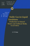Stable Gasinliquid Emulsions Production In Natural Waters And Artificial Media Joseph S D Arrigo Eds