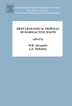 Deep Geological Disposal Of Radioactive Waste Wr Alexander And Le Mckinley Eds