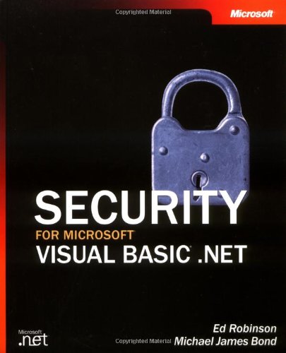 Security For Microsoft Visual Basic Net 1st Edition Ed Robinson
