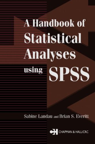 A Handbook Of Statistical Analyses Using Spss 1st Edition Sabine Landau