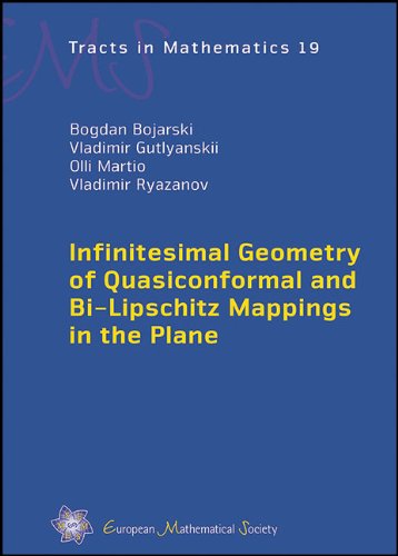 Infinitesimal Geometry Of Quasiconformal And Bilipschitz Mappings In The Plane Bogdan Bojarski