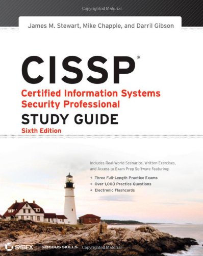 Cissp Certified Information Systems Security Professional Study Guide 6th Edition James M Stewart
