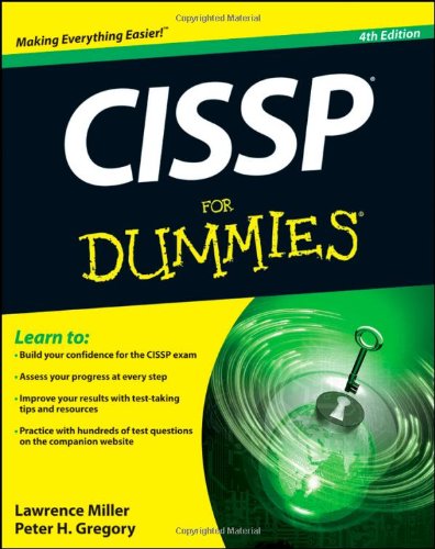 Cissp For Dummies 4th Edition Lawrence C Miller Cissp Peter Gregory