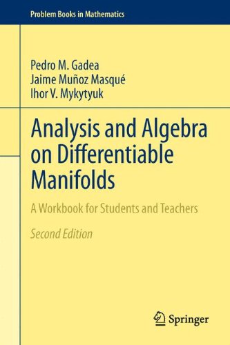 Analysis And Algebra On Differentiable Manifolds A Workbook For Students And Teachers 2nd Ed 2013 Pedro M Gadea
