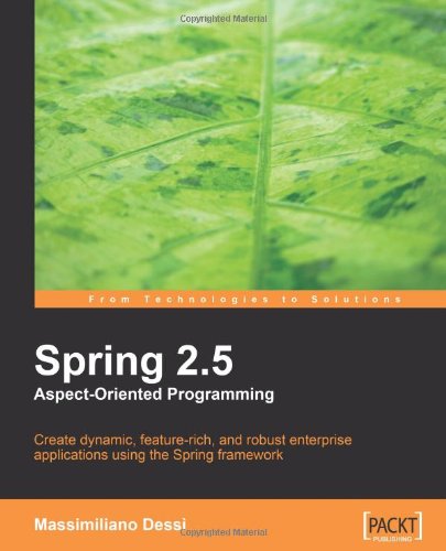 Spring 25 Aspect Oriented Programming Massimiliano Dess