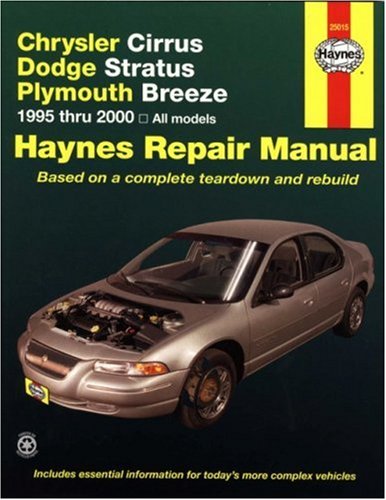 Chrysler Cirrus Dodge Stratus Plymouth Breeze 19952000 1st Edition John Haynes