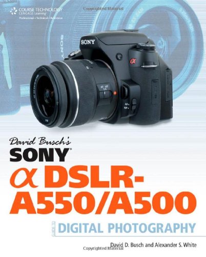 David Buschs Sony Alpha Dslra550a500 Guide To Digital Photography 1st Edition David D Busch