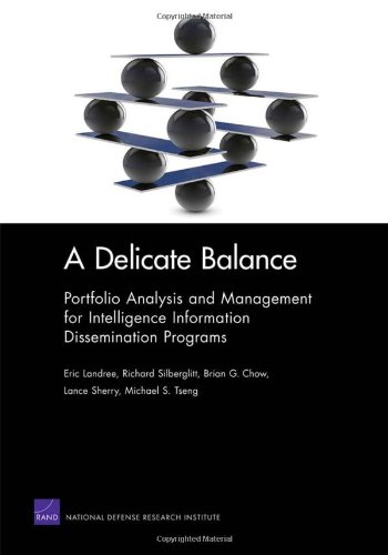 A Delicate Balance Portfolio Analysis And Management For Intelligence Information Dissemination Programs Richard Silberglitt