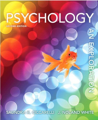 Psychology An Exploration 2nd Edition Saundra K Ciccarelli