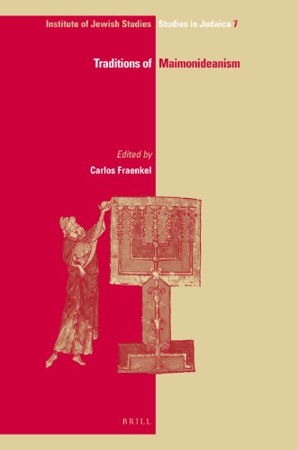 Traditions Of Maimonideanism Carlos Fraenkel