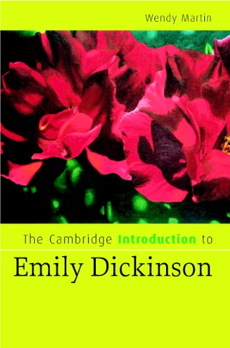 The Cambridge Introduction To Emily Dickinson 1st Edition Wendy Martin
