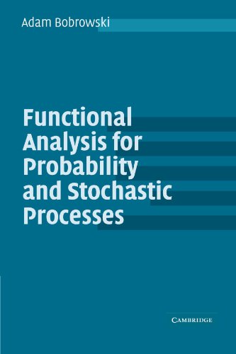 Functional Analysis For Probability And Stochastic Processes An Introduction Adam Bobrowski