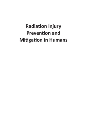 Radiation Injury Prevention And Mitigation In Humans Prasad Kedar