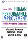 Human Performance Improvement Building Practitioner Competence 2nd Ed William J Rothwell