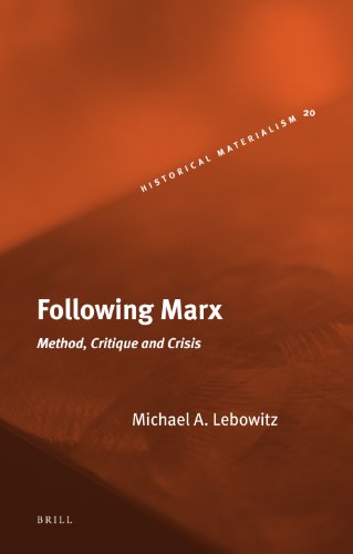 Following Marx Method Critique And Crisis Michael A Lebowitz