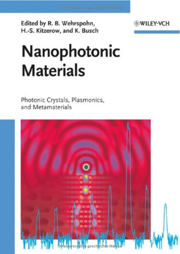 Nanophotonic Materials Photonic Crystals Plasmonics And Metamaterials 1st Edition Ralf B Wehrspohn