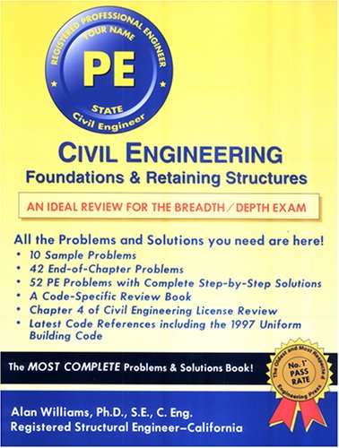 Civil Engineering Foundations And Retaining Structures Alan Williams
