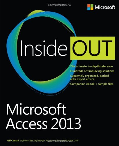 Microsoft Access 2013 Inside Out Jeff Conrad