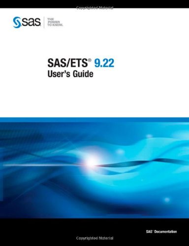 Sas Ets 922 Users Guide Sas Publishing