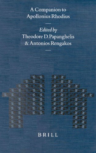 A Companion To Apollonius Rhodius Antonios Rengakos Theodore D Papanghelis